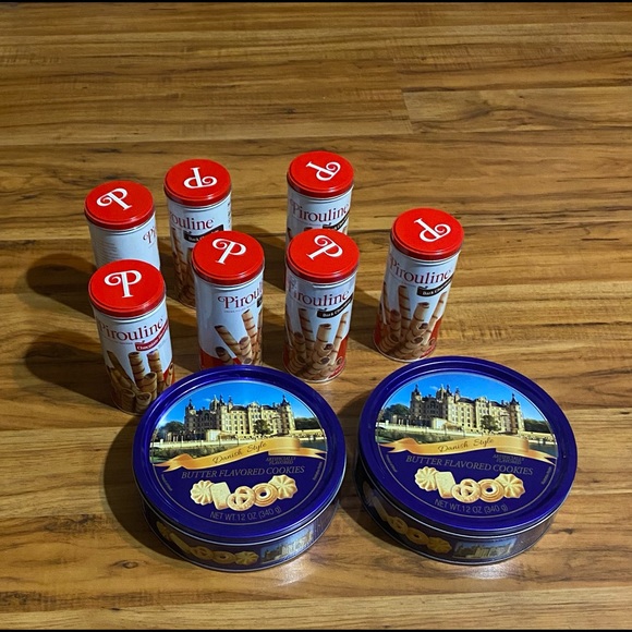 Storage and Gift Tins ♻️ Assorted Brands, Sizes, and Shapes (9 Total) - Picture 2 of 7